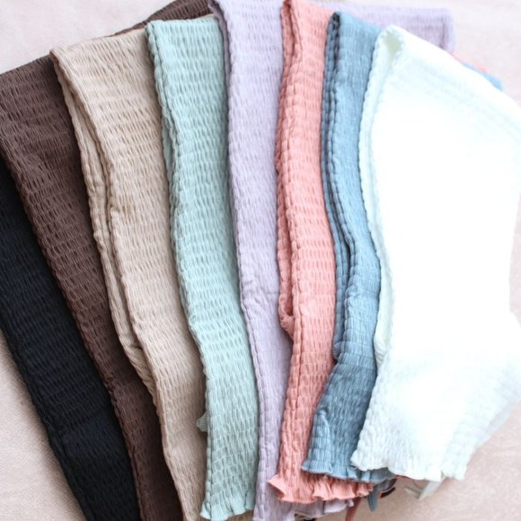 (NWT) Smocked Ruched Dress (Midi or Mini) - Brown - Picture 6 of 6